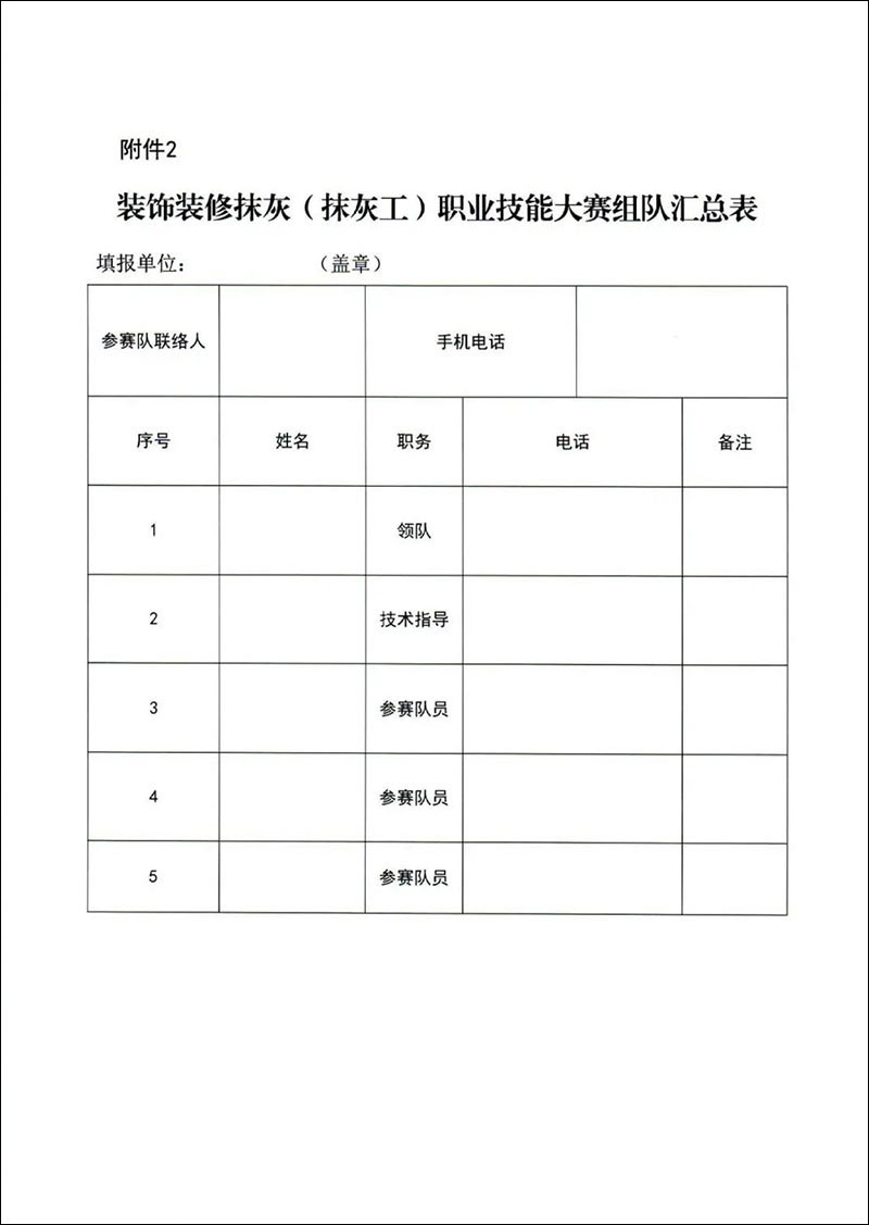 關(guān)于轉(zhuǎn)發(fā)《長(zhǎng)沙市住房和城鄉(xiāng)建設(shè)局關(guān)于舉辦2021年長(zhǎng)沙市建設(shè)工程行業(yè)職業(yè)(裝飾裝修抹灰)技能選拔賽的通知》的通知